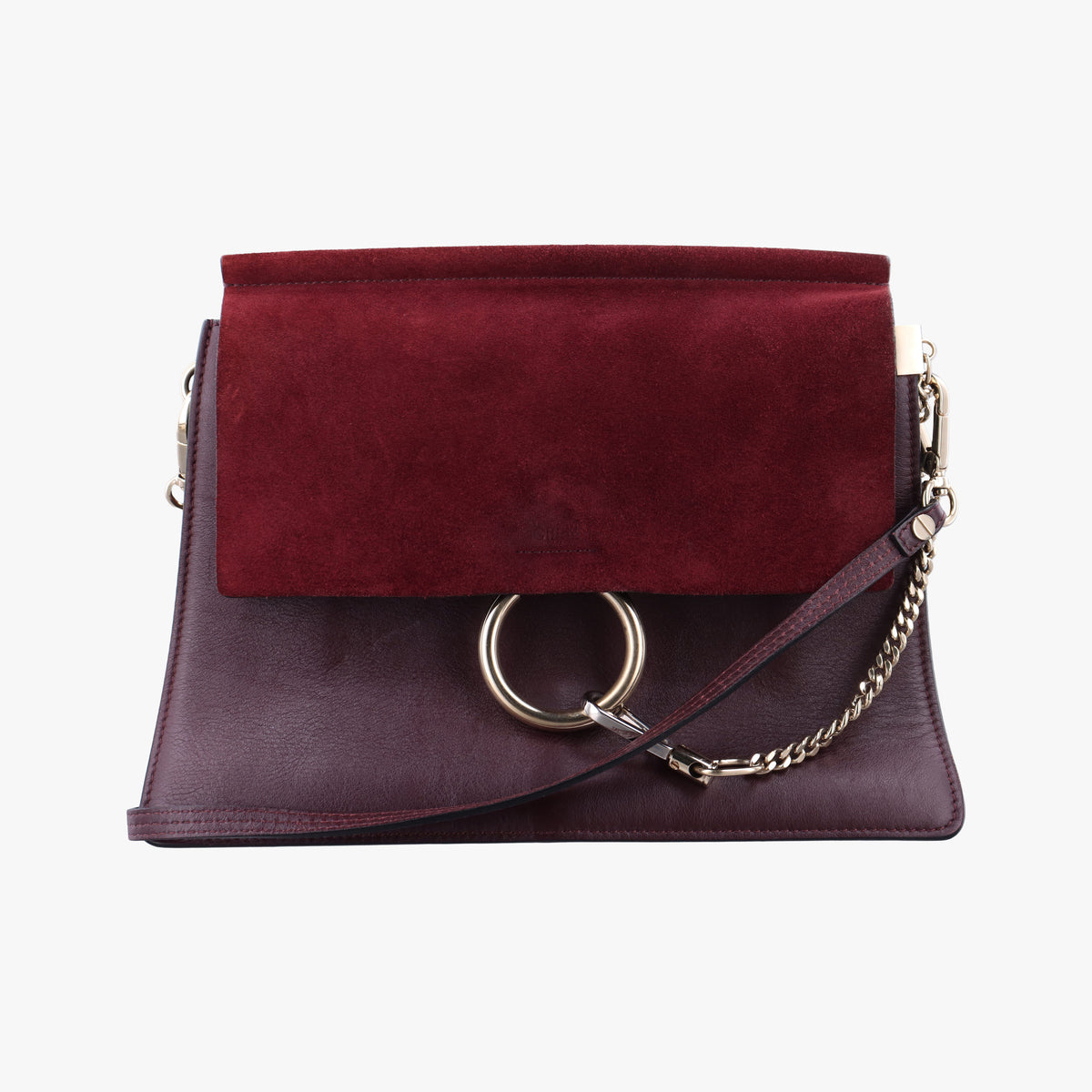 FAYE Burgundy Suede × leather 03165665-04フェイ ワインレッド スエード×レザー 03165665-04