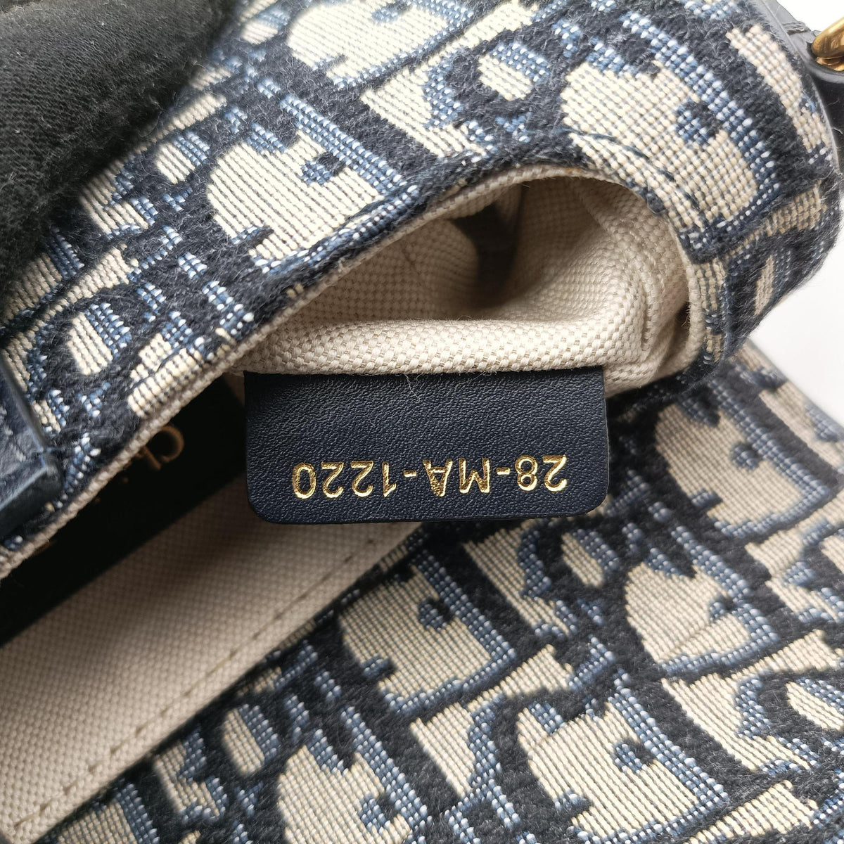 Saddle Navy Jacquard × Leather 28-MA-1220 IC Chipサドル ネイビー ジャガード×レザー 28-MA-1220 ICチップ