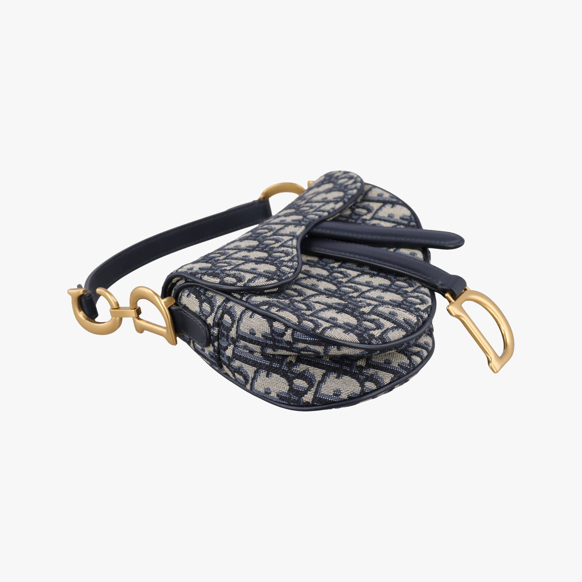 Saddle Navy Jacquard × Leather 28-MA-1220 IC Chipサドル ネイビー ジャガード×レザー 28-MA-1220 ICチップ