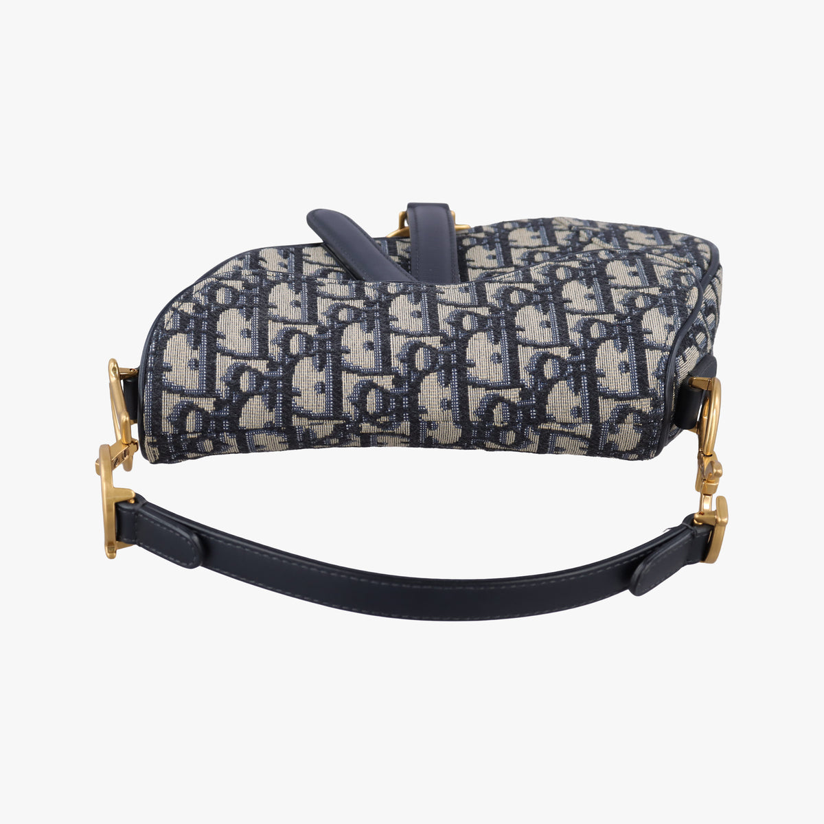 Saddle Navy Jacquard × Leather 28-MA-1220 IC Chipサドル ネイビー ジャガード×レザー 28-MA-1220 ICチップ