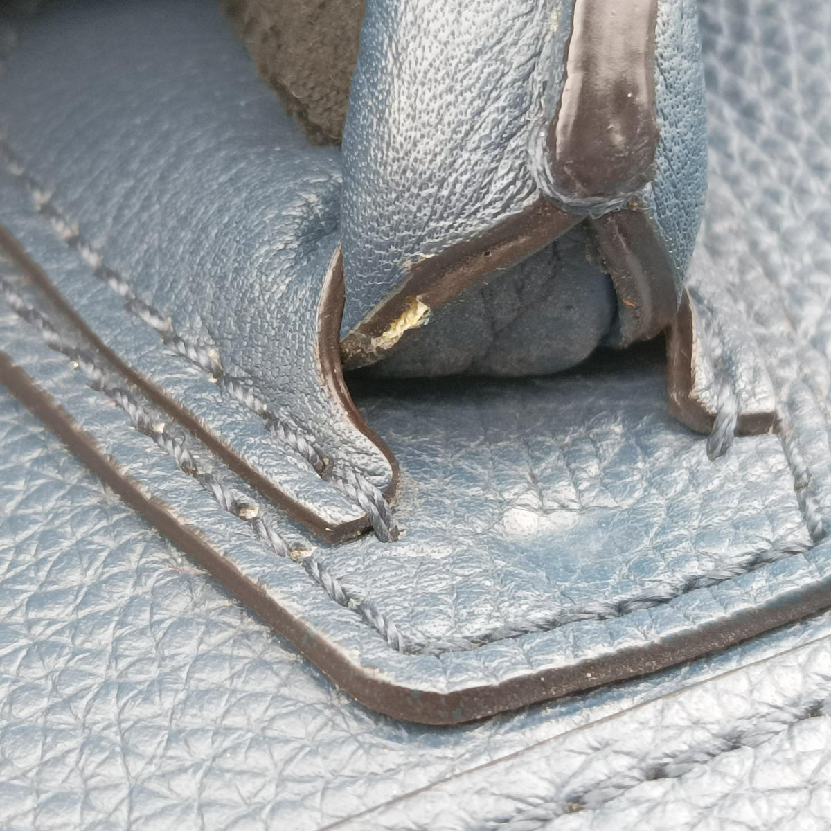 Luggage Mini Shopper Blue Leather S-SA-1102 S-MM-0113ラゲージミニショッパー ブルー レザー S-SA-1102 S-MM-0113