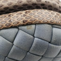Knot Intrecciato Blue Satin×Python IC Chipノット イントレチャート ブルー サテン×パイソン ICチップ