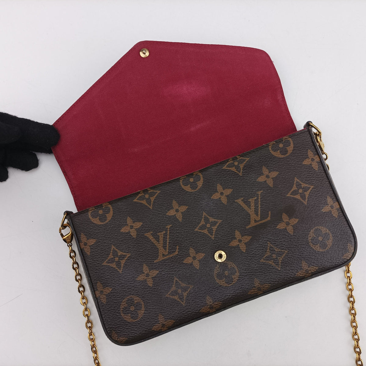 Pochette FeLICIE Brown Monogram Canvas M61276 NZ0159ポシェット フェリシー モノグラム/ブラウン モノグラムキャンバス M61276 NZ0159