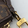 MULTI POCHETTE ACCESSOIRES MARRON×ROSE CLAIRE Monogram Canvas M44840 DR4149ミュルティポシェットアクセソワール マロン×ローズ クレール モノグラムキャンバス M44840 DR4149