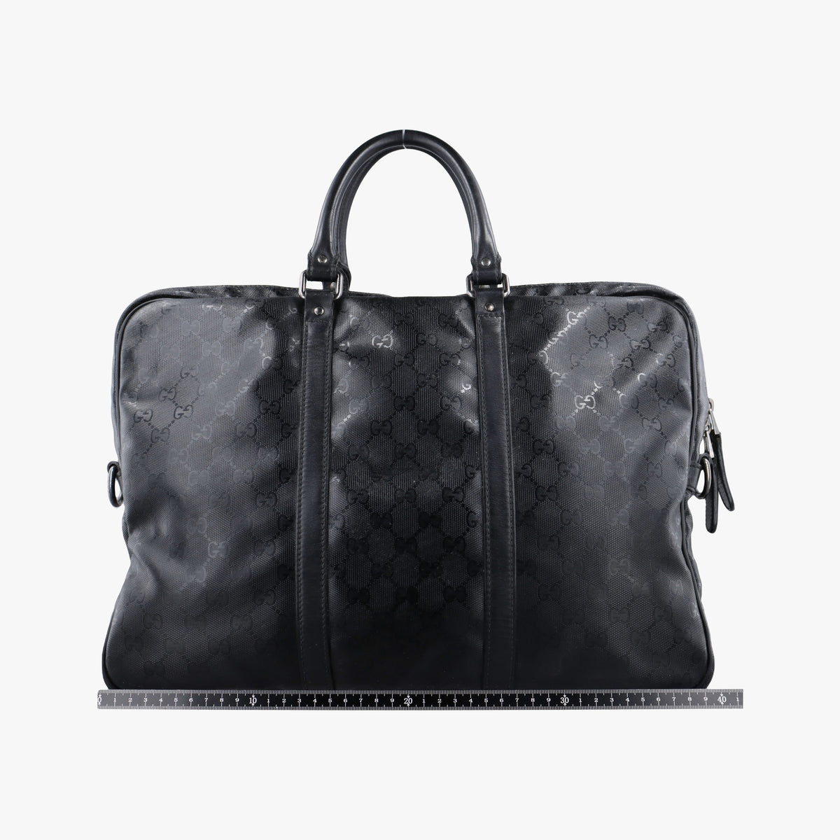 GG Imprime Briefcase Black PVC coated canvas 201480 B011081594GGインプリメ ブリーフケース ブラック PVCコーティングキャンバス 201480 B011081594