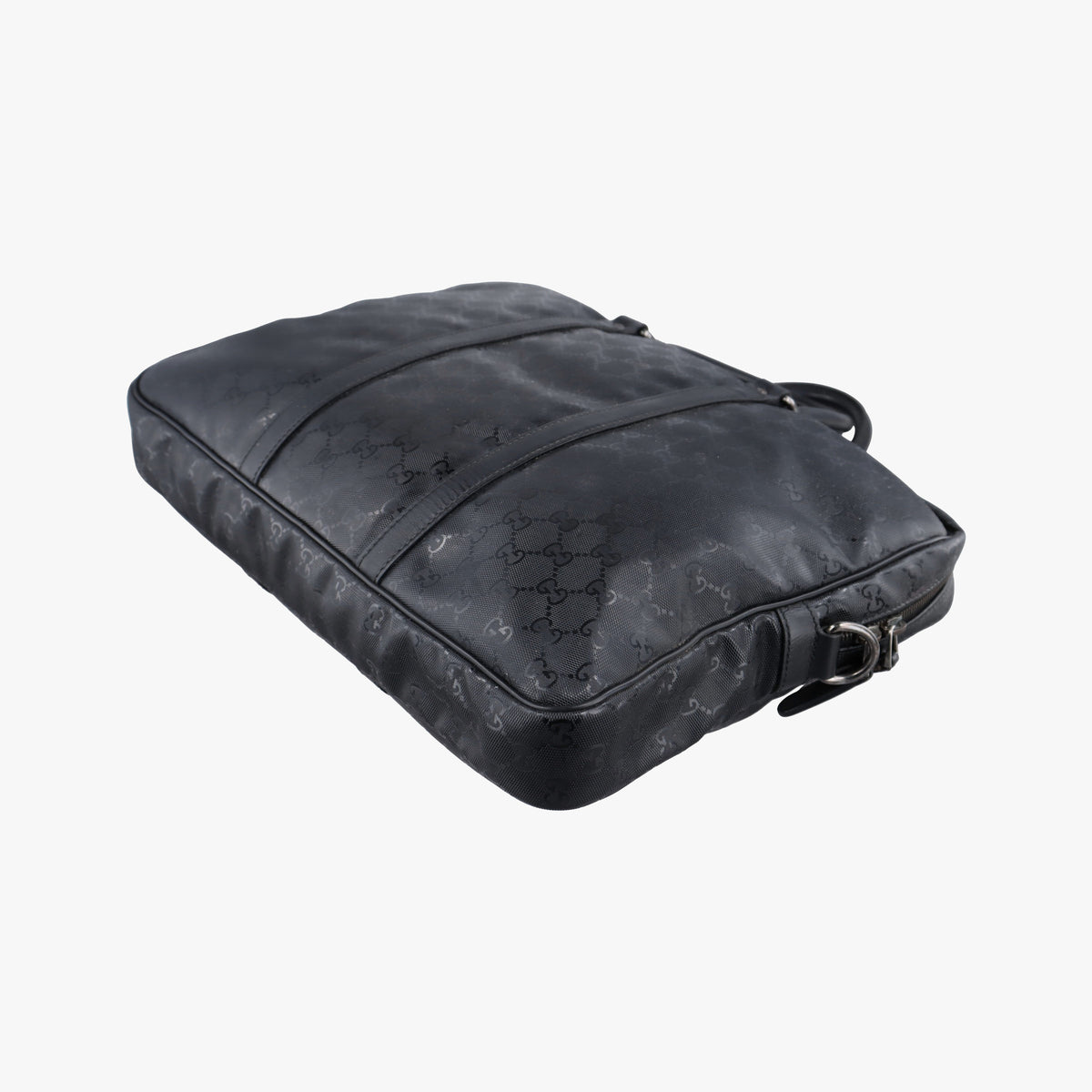 GG Imprime Briefcase Black PVC coated canvas 201480 B011081594GGインプリメ ブリーフケース ブラック PVCコーティングキャンバス 201480 B011081594