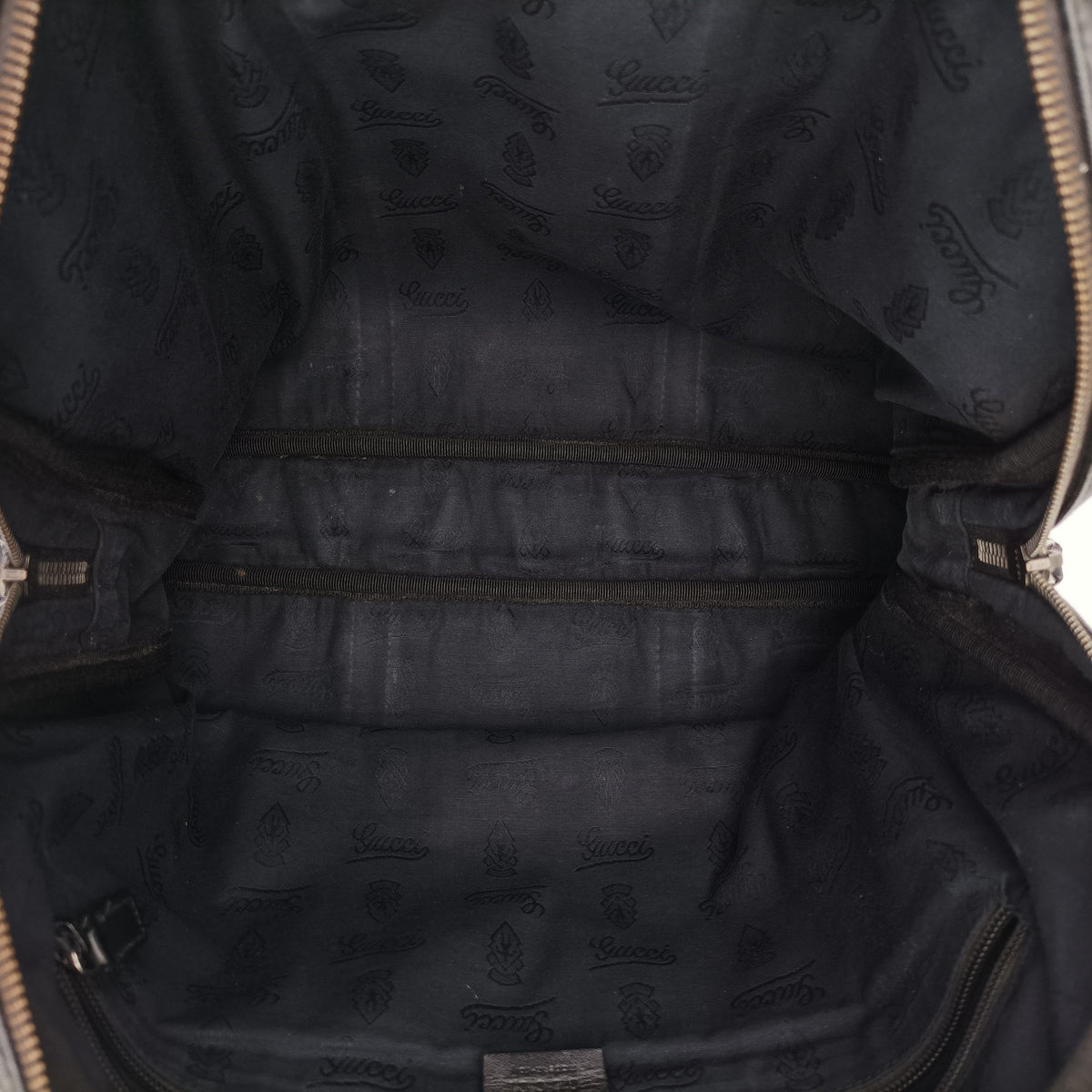 GG Imprime Briefcase Black PVC coated canvas 201480 B011081594GGインプリメ ブリーフケース ブラック PVCコーティングキャンバス 201480 B011081594