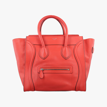 Luggage Mini Shopper Red Leather F-SN-0172 S-CU-0182ラゲージミニショッパー レッド レザー F-SN-0172 S-CU-0182