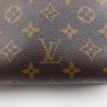 Pochette Kabuki Mask Red × Brown Monogram Canvas × Epi Leather M43527 DU3177 IC Chipポシェット カブキ マスク カブキマスクプリント / レッド × ブラウン モノグラムキャンバス × エピレザー M43527 DU3177 ICチップ