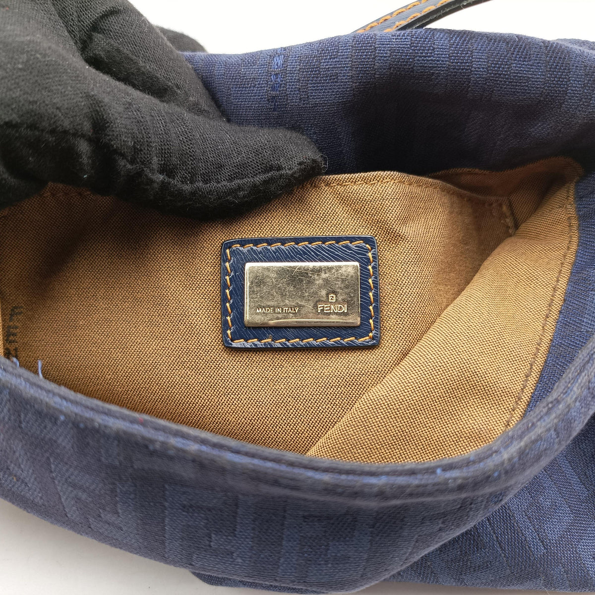 Zucchino Blue Canvas 8BT075 2288-8BT075-AGC-098ズッキーノ柄 ブルー キャンバス 8BT075 2288-8BT075-AGC-098
