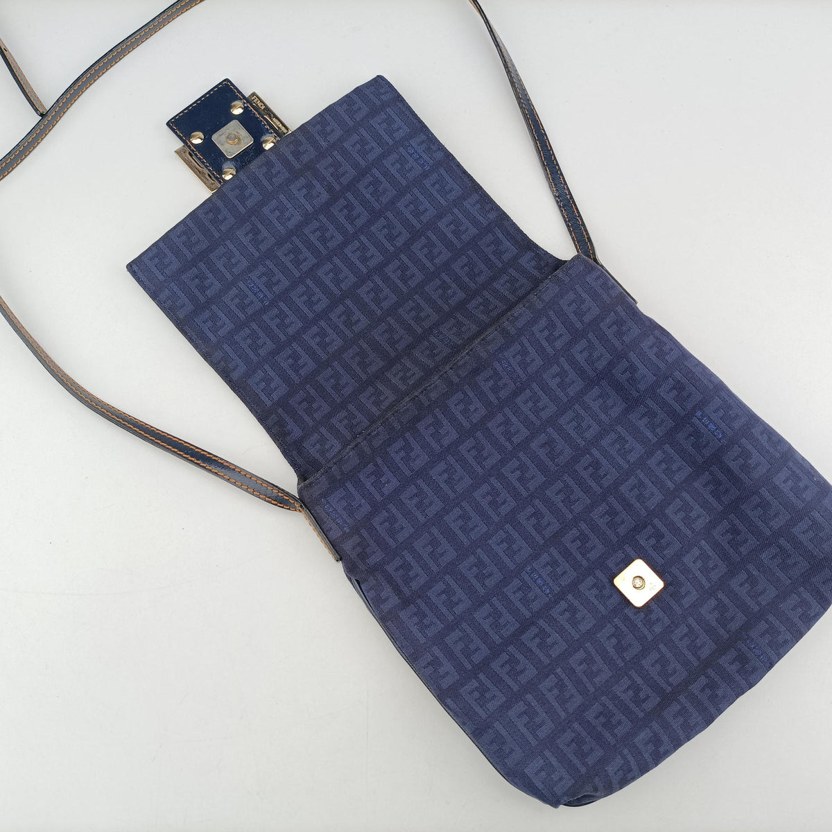 Zucchino Blue Canvas 8BT075 2288-8BT075-AGC-098ズッキーノ柄 ブルー キャンバス 8BT075 2288-8BT075-AGC-098