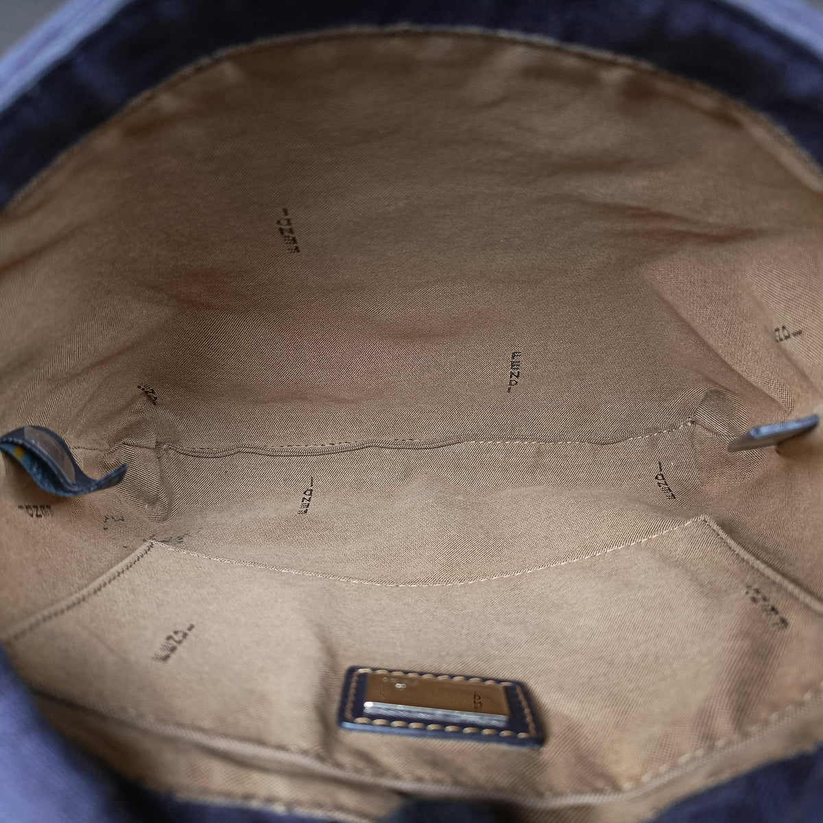 Zucchino Blue Canvas 8BT075 2288-8BT075-AGC-098ズッキーノ柄 ブルー キャンバス 8BT075 2288-8BT075-AGC-098