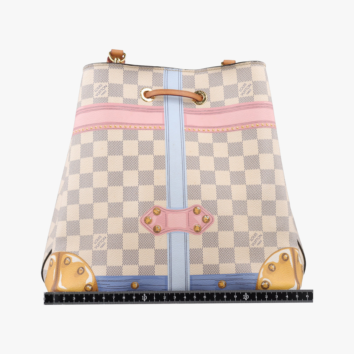 NeoNoe Summer Trunk Azur×multicolor Damier Canvas N41066 SP1148 IC Chipネオノエ サマートランク アズール×マルチカラー ダミエキャンバス N41066 SP1148 ICチップ