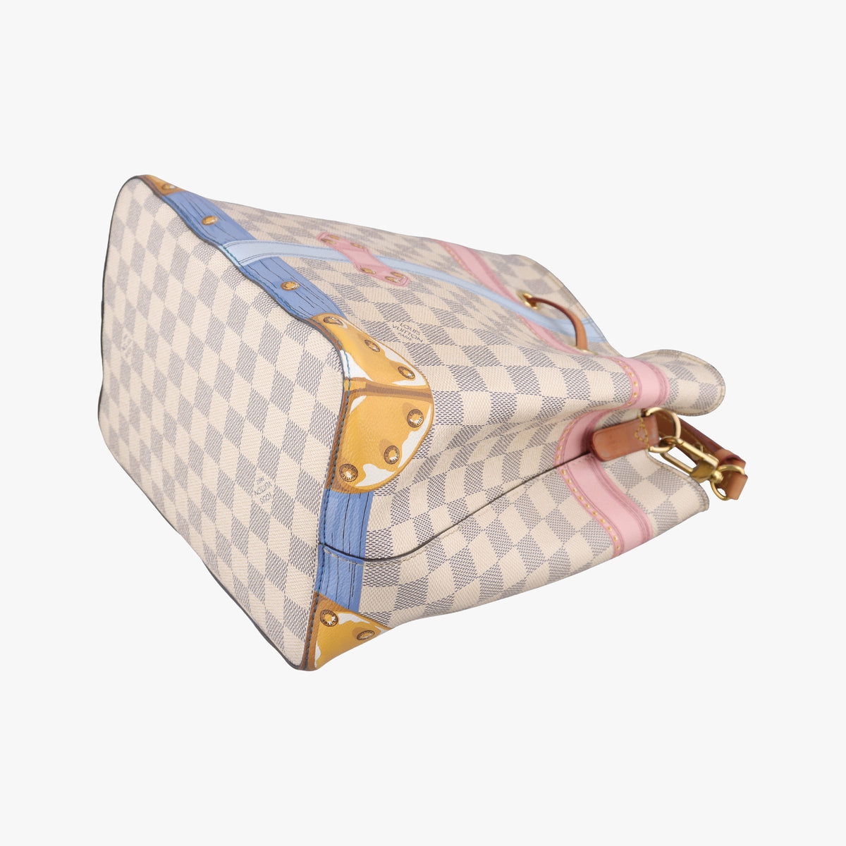 NeoNoe Summer Trunk Azur×multicolor Damier Canvas N41066 SP1148 IC Chipネオノエ サマートランク アズール×マルチカラー ダミエキャンバス N41066 SP1148 ICチップ