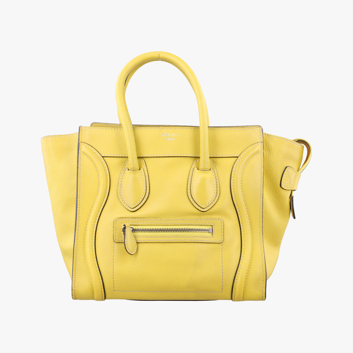 Luggage Micro shopper Yellow Leather S-AT-0112 S-CU-0112ラゲージマイクロショッパー イエロー レザー S-AT-0112 S-CU-0112