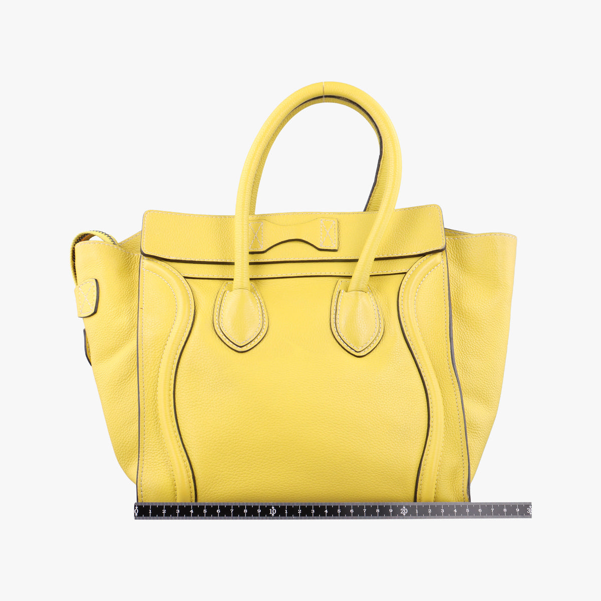 Luggage Micro shopper Yellow Leather S-AT-0112 S-CU-0112ラゲージマイクロショッパー イエロー レザー S-AT-0112 S-CU-0112