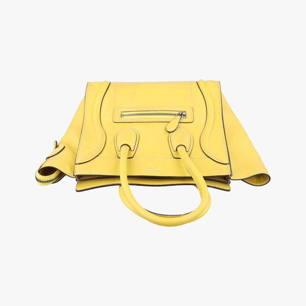 Luggage Micro shopper Yellow Leather S-AT-0112 S-CU-0112ラゲージマイクロショッパー イエロー レザー S-AT-0112 S-CU-0112