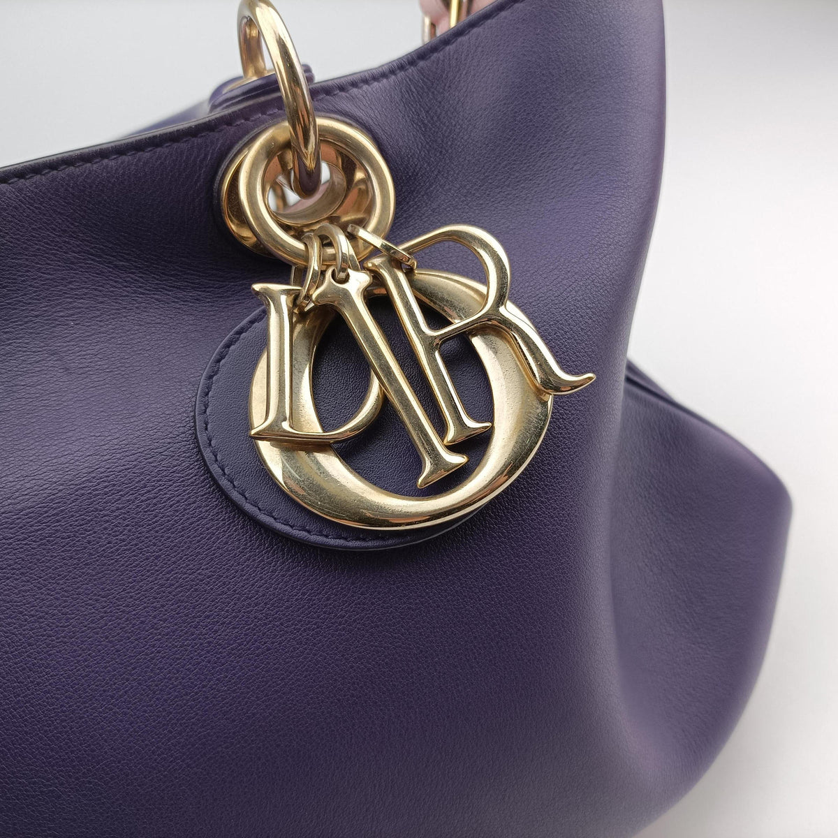 Diorissimo Purple Leather 09-MA-0163ディオリッシモ パープル レザー 09-MA-0163