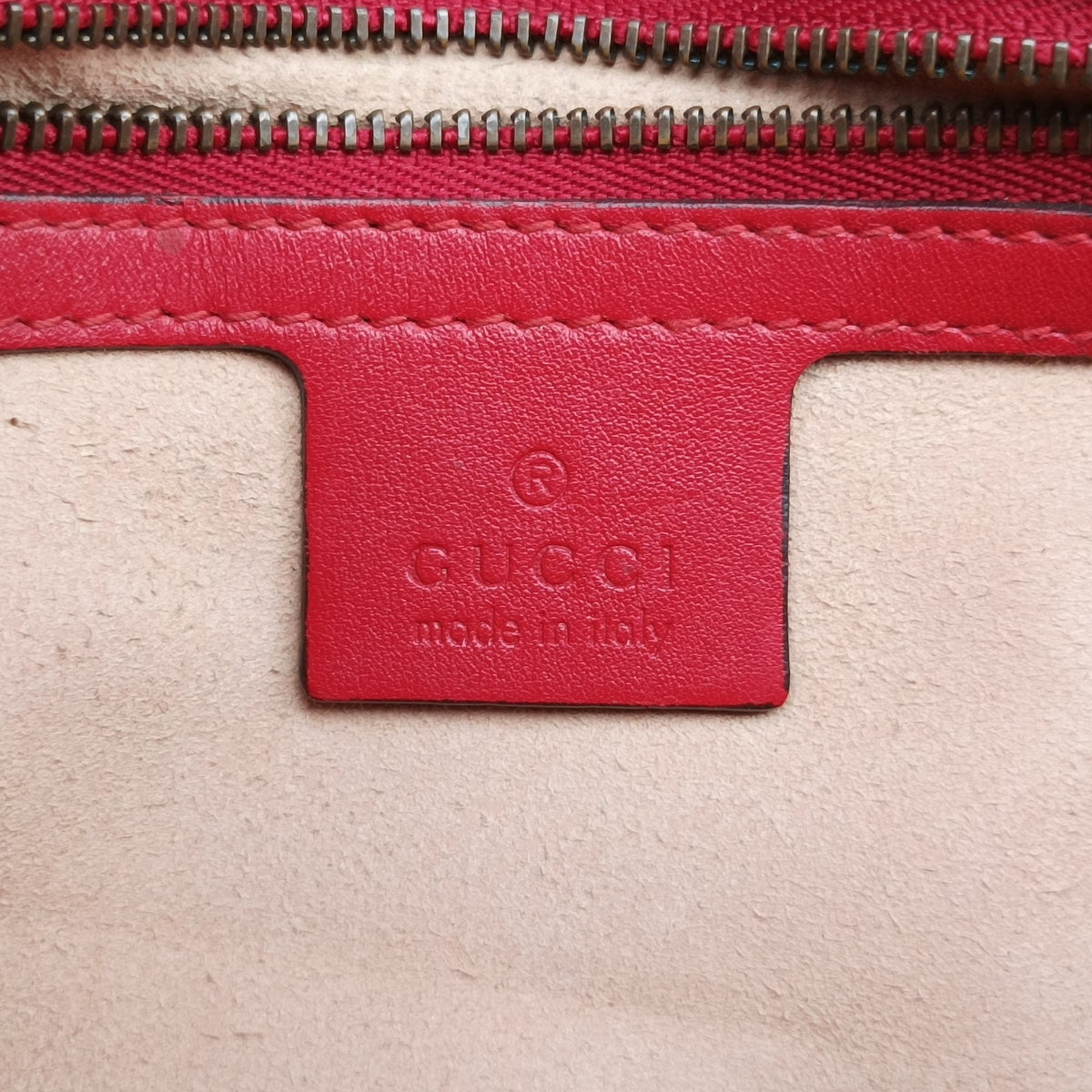 GG Marmont Red Leather 443497 B022040149GGマーモント レッド レザー 443497 B022040149