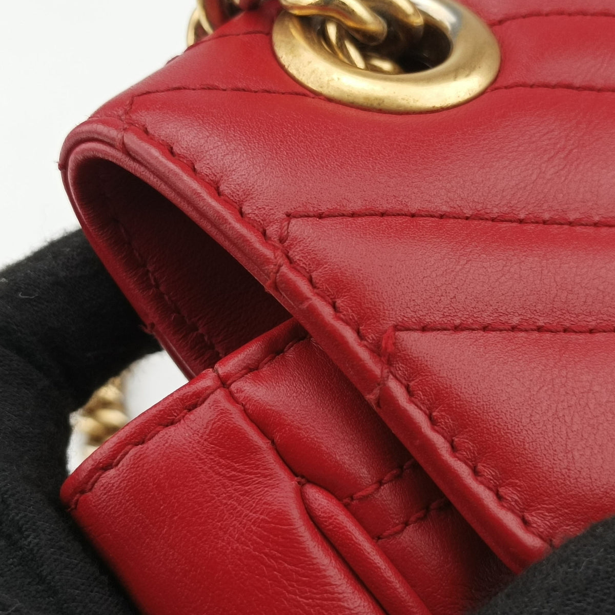 GG Marmont Red Leather 443497 B022040149GGマーモント レッド レザー 443497 B022040149