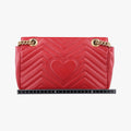 GG Marmont Red Leather 443497 B022040149GGマーモント レッド レザー 443497 B022040149