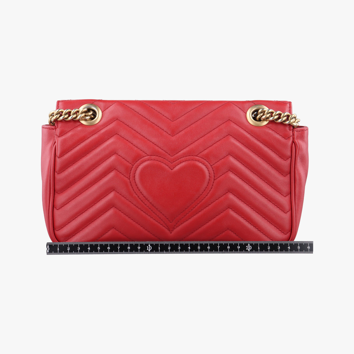 GG Marmont Red Leather 443497 B022040149GGマーモント レッド レザー 443497 B022040149