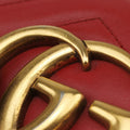 GG Marmont Red Leather 443497 B022040149GGマーモント レッド レザー 443497 B022040149
