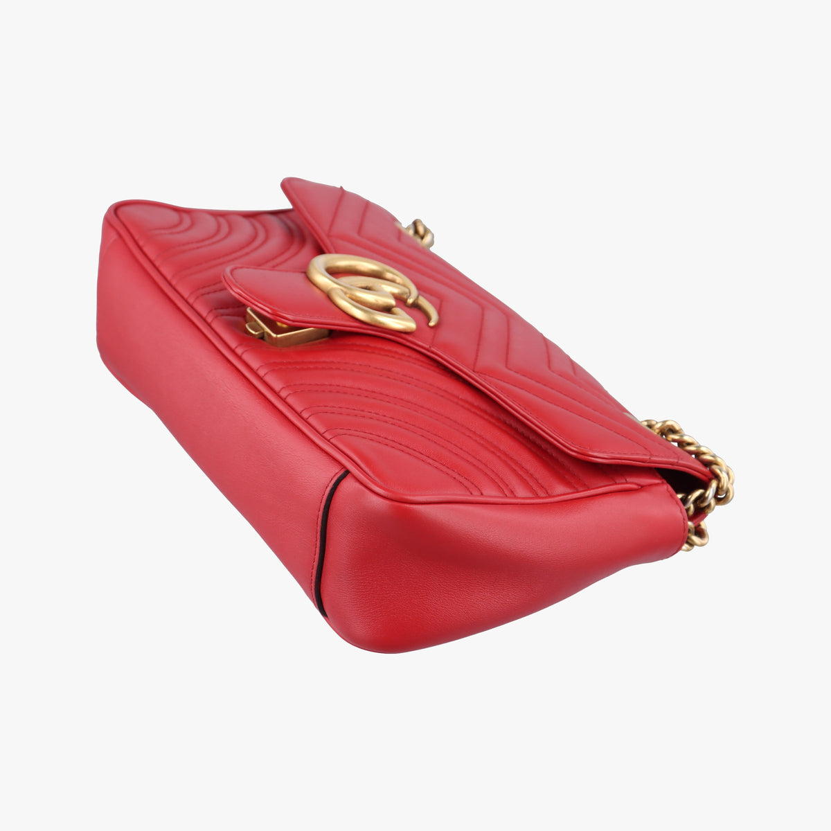 GG Marmont Red Leather 443497 B022040149GGマーモント レッド レザー 443497 B022040149
