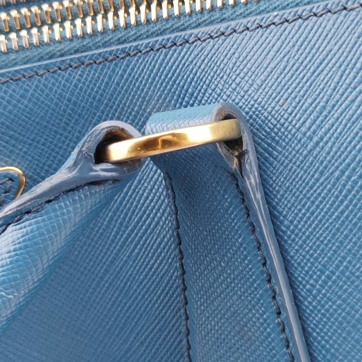 Galleria Blue SAFFIANO Leather BN1786 100ガレリア ブルー サフィアーノレザー BN1786 100