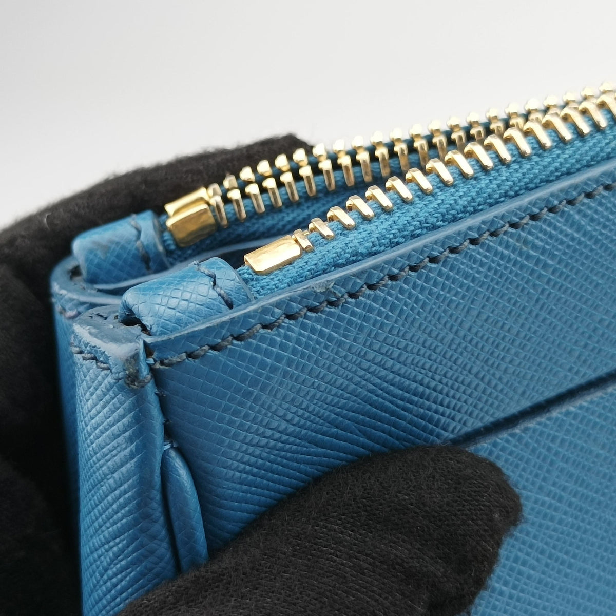 Galleria Blue SAFFIANO Leather BN1786 100ガレリア ブルー サフィアーノレザー BN1786 100