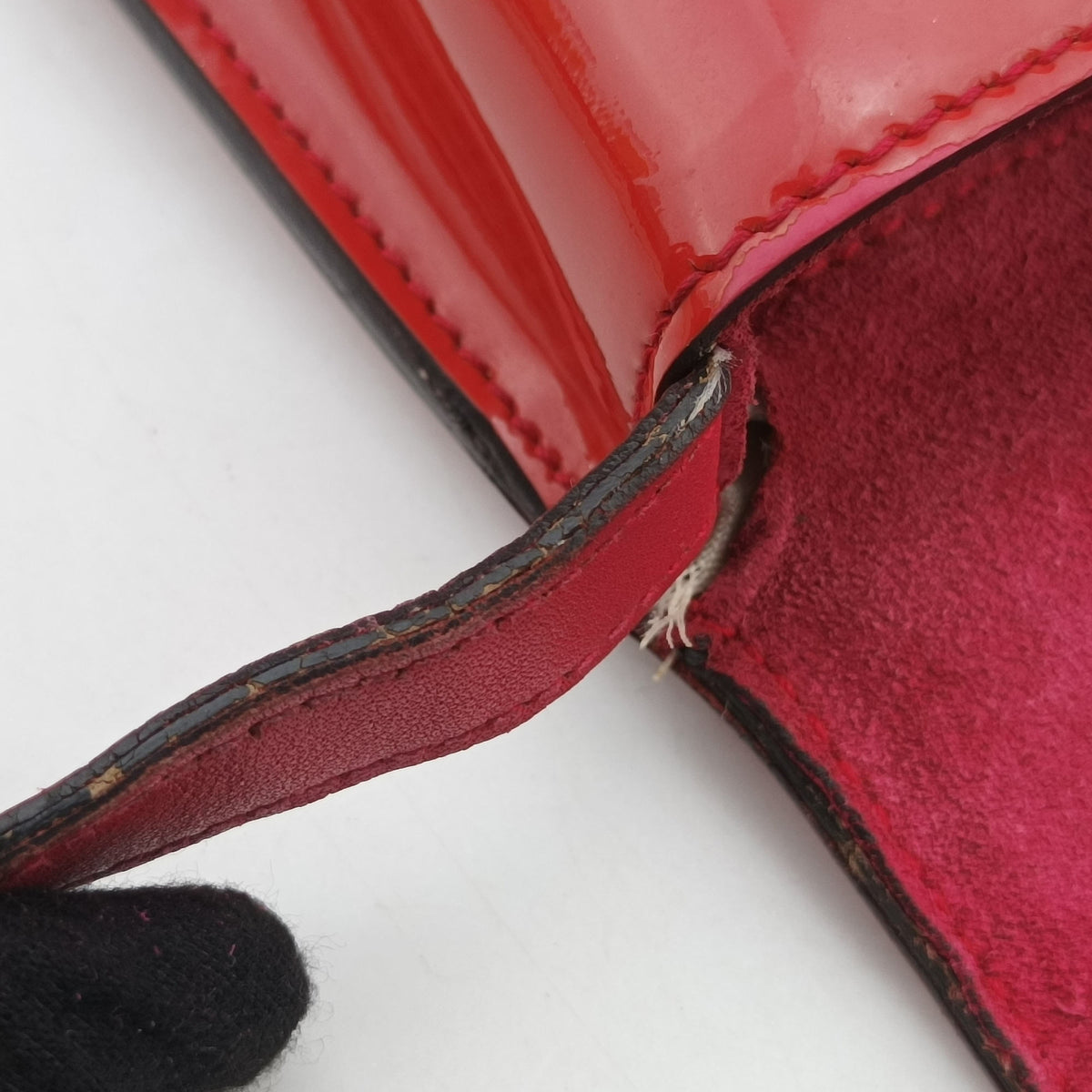 Bright Bit Red Patent Leather 317636 C014454751ブライトビット レッド パテント 317636 C014454751