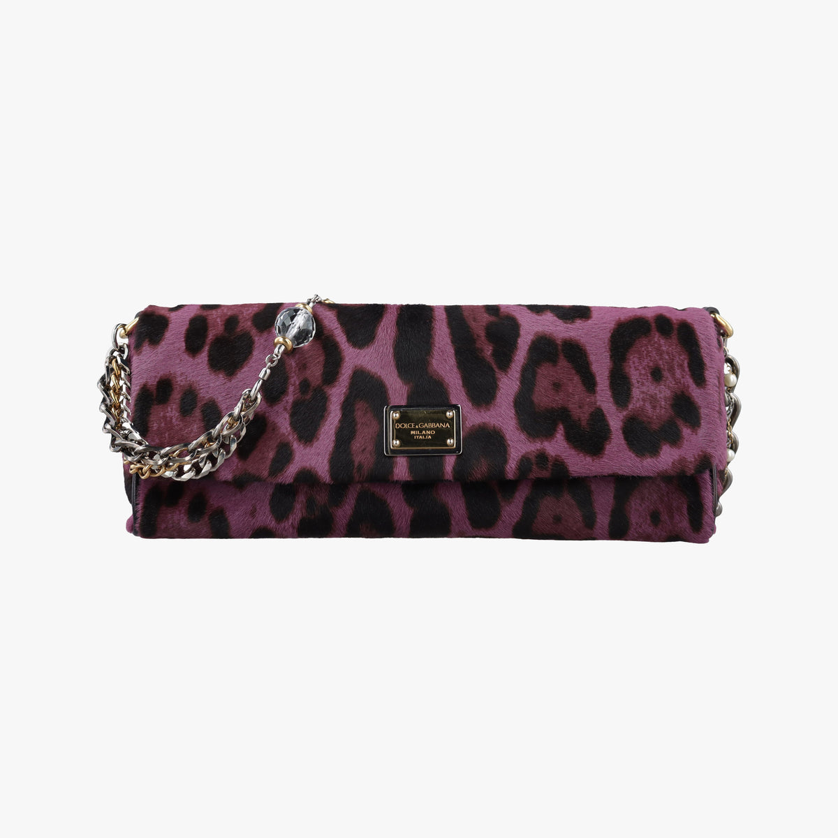 Leopard print Purple ponyhair レオパード柄 パープル ハラコ