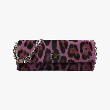 Leopard print Purple ponyhair レオパード柄 パープル ハラコ