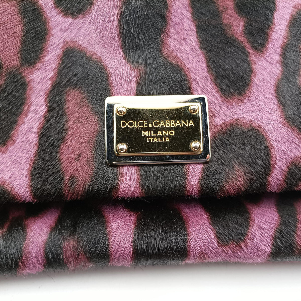Leopard print Purple ponyhair レオパード柄 パープル ハラコ