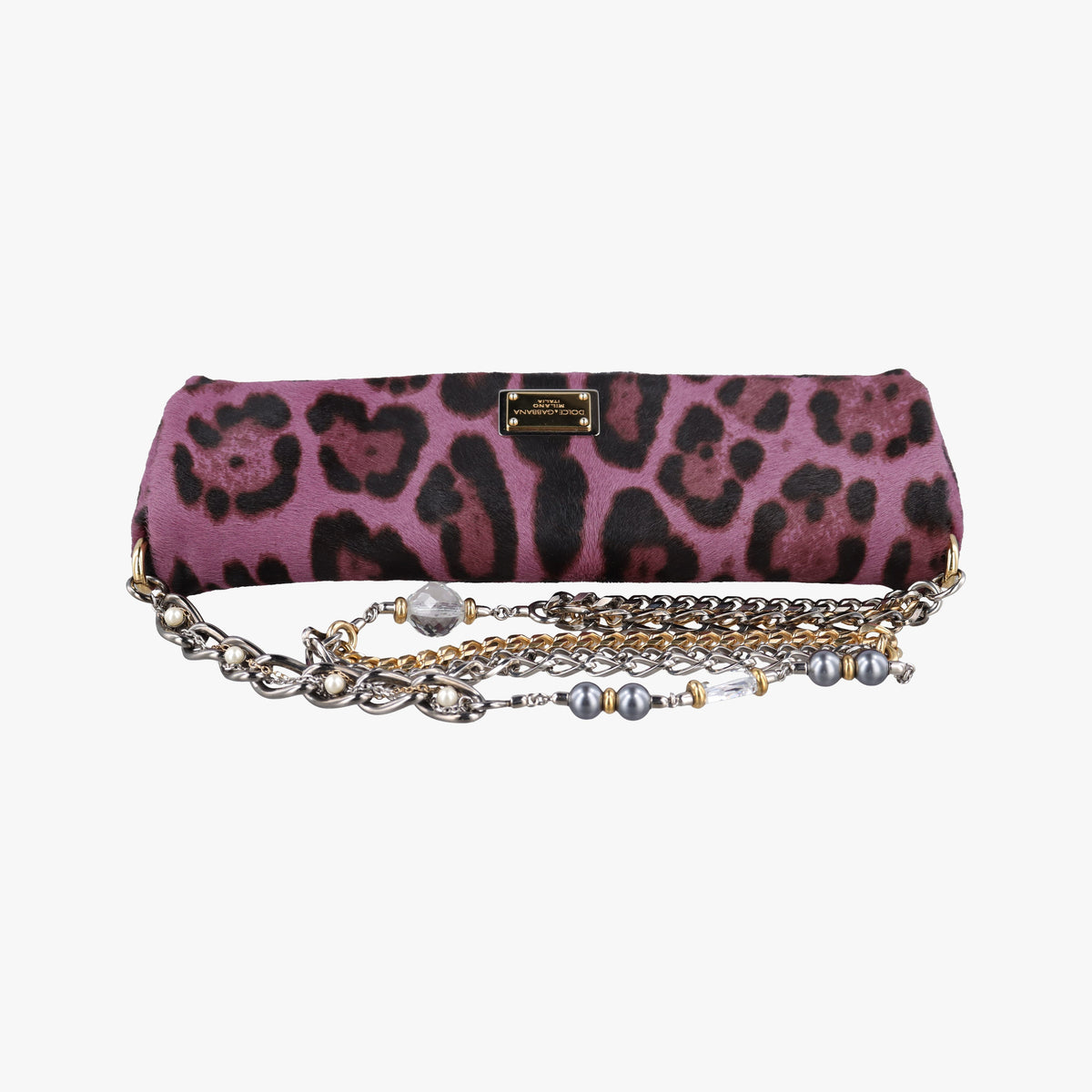 Leopard print Purple ponyhair レオパード柄 パープル ハラコ