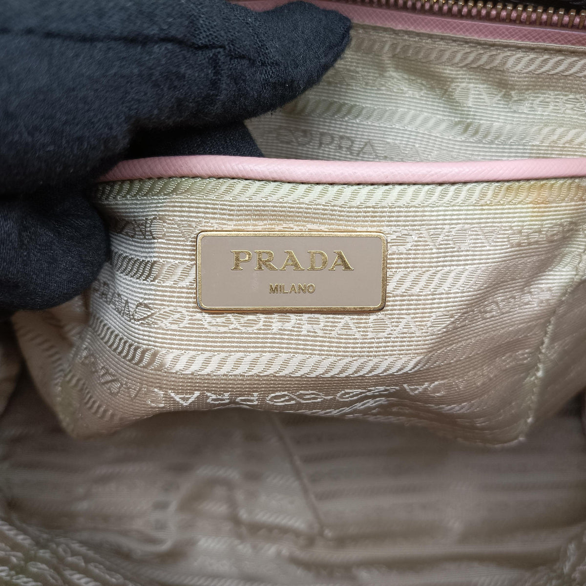 Galleria Pink×White SAFFIANO Leather BN2438 7/A 165ガレリア ピンク×ホワイト サフィアーノレザー BN2438 7/A 165
