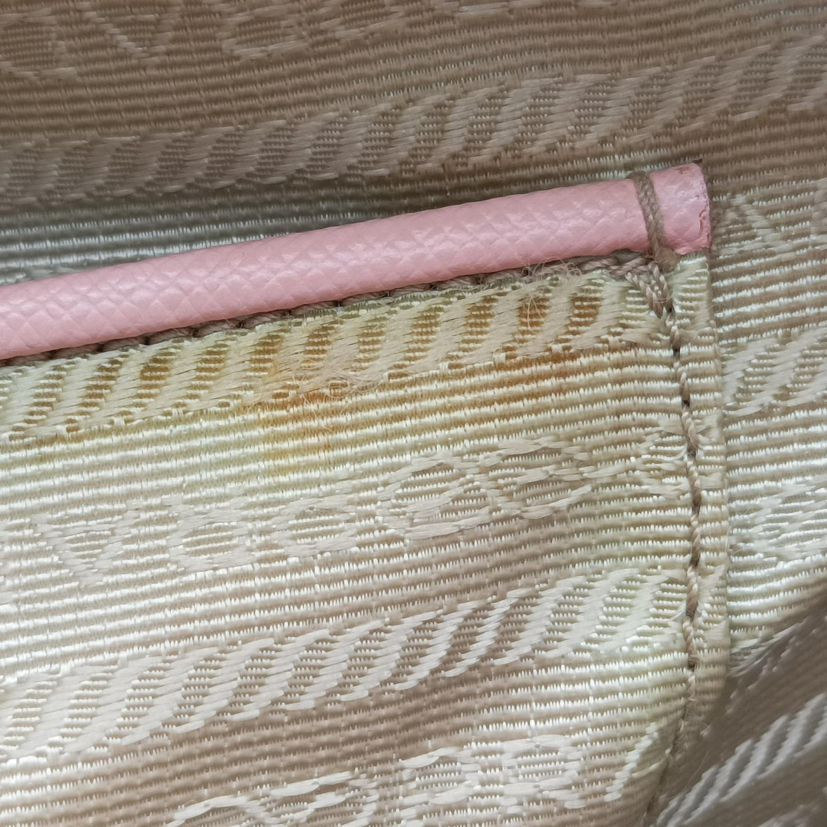 Galleria Pink×White SAFFIANO Leather BN2438 7/A 165ガレリア ピンク×ホワイト サフィアーノレザー BN2438 7/A 165
