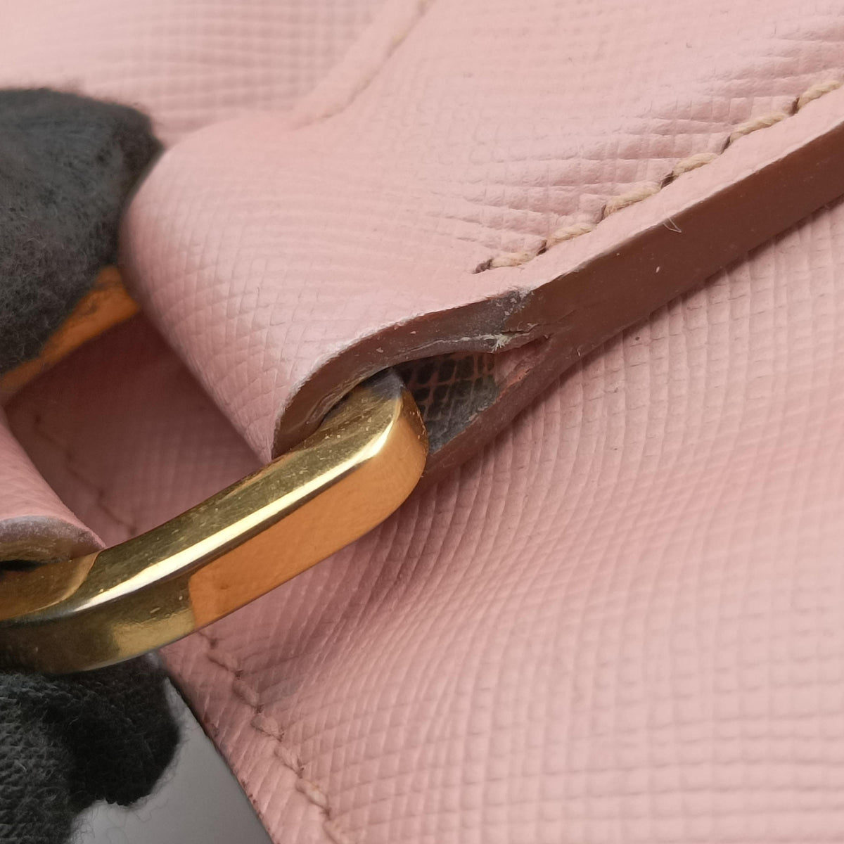 Galleria Pink×White SAFFIANO Leather BN2438 7/A 165ガレリア ピンク×ホワイト サフィアーノレザー BN2438 7/A 165