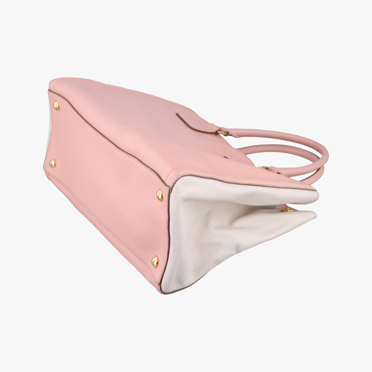 Galleria Pink×White SAFFIANO Leather BN2438 7/A 165ガレリア ピンク×ホワイト サフィアーノレザー BN2438 7/A 165
