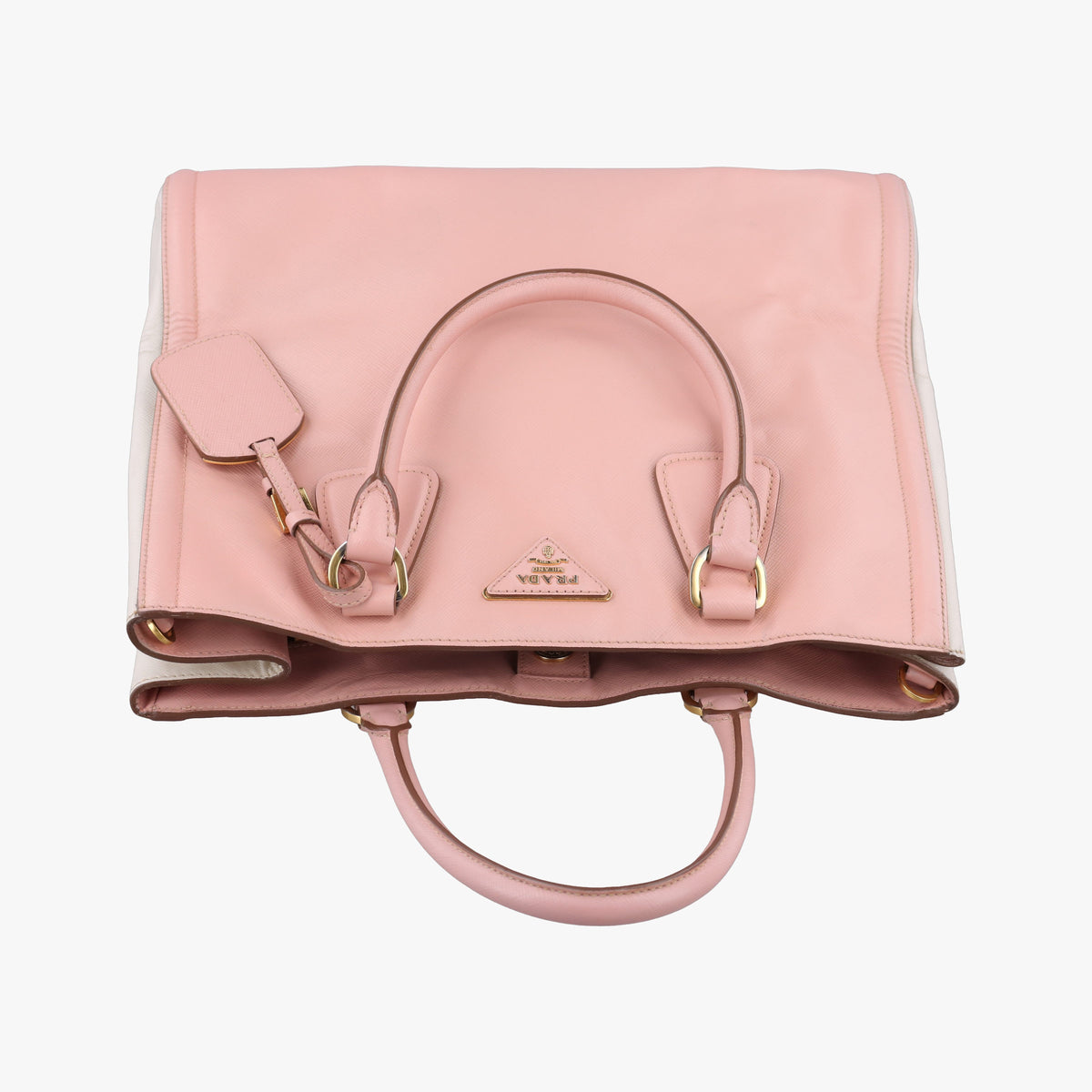 Galleria Pink×White SAFFIANO Leather BN2438 7/A 165ガレリア ピンク×ホワイト サフィアーノレザー BN2438 7/A 165
