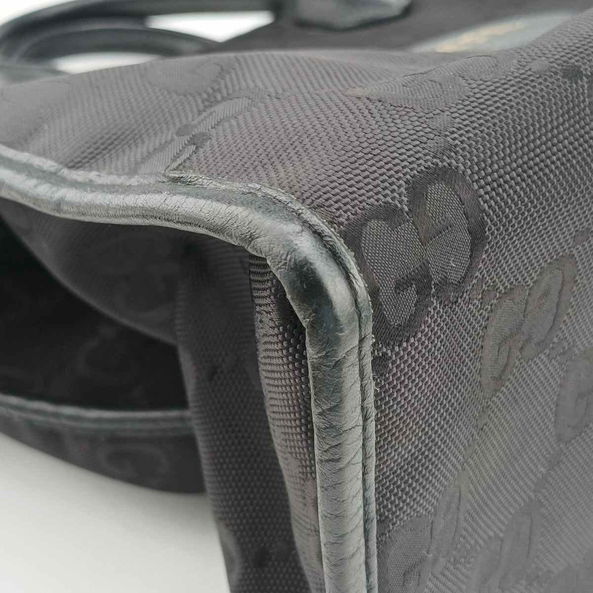 OFF THE GRID Black nylon×Leather 630353 E032844785オフ ザ グリッド ブラック ナイロン×レザー 630353 E032844785