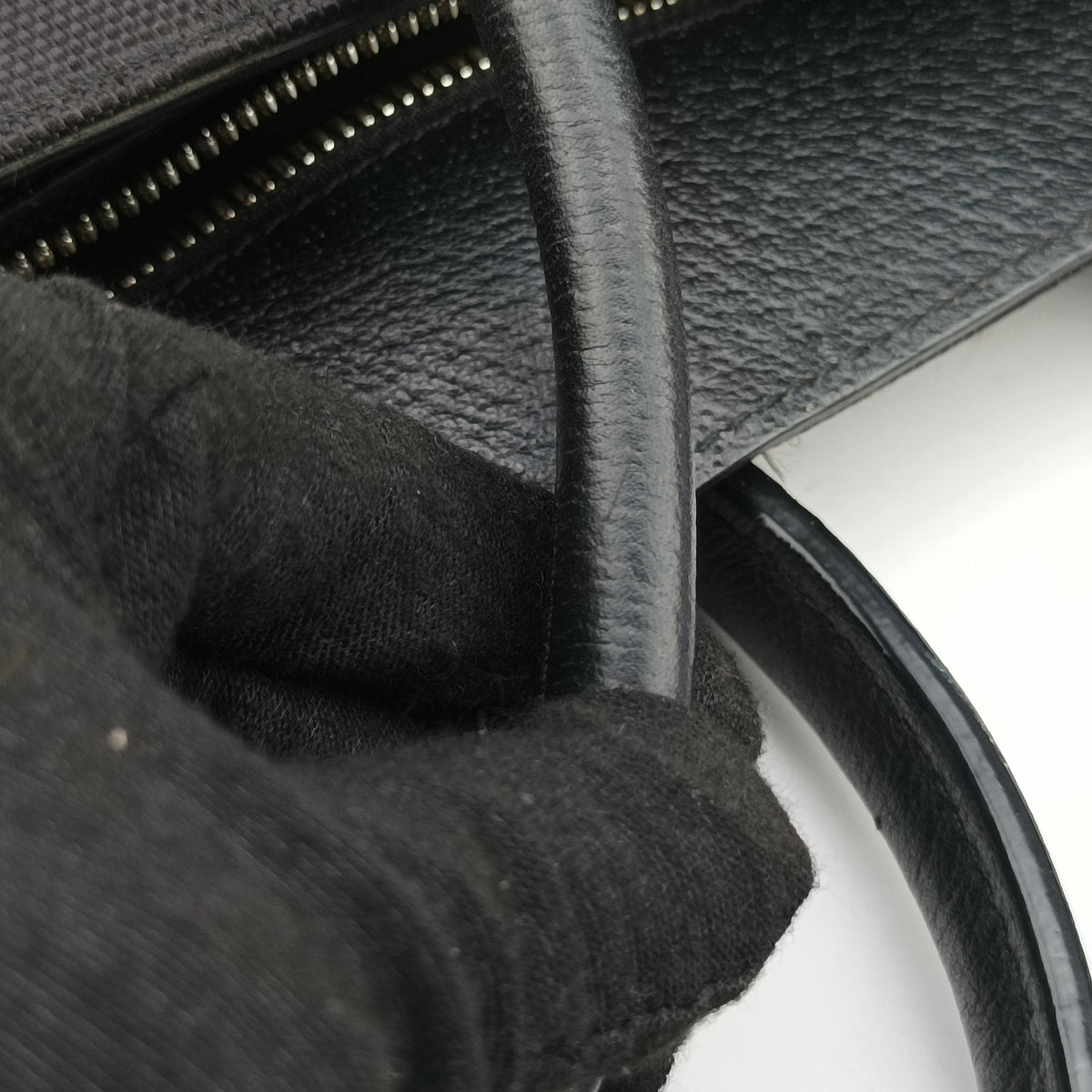 OFF THE GRID Black nylon×Leather 630353 E032844785オフ ザ グリッド ブラック ナイロン×レザー 630353 E032844785