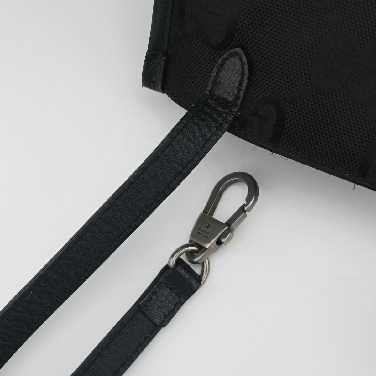 OFF THE GRID Black nylon×Leather 630353 E032844785オフ ザ グリッド ブラック ナイロン×レザー 630353 E032844785