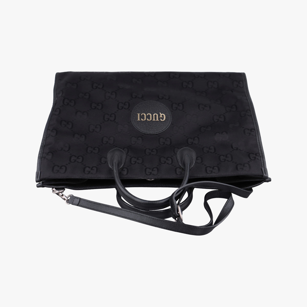 OFF THE GRID Black nylon×Leather 630353 E032844785オフ ザ グリッド ブラック ナイロン×レザー 630353 E032844785
