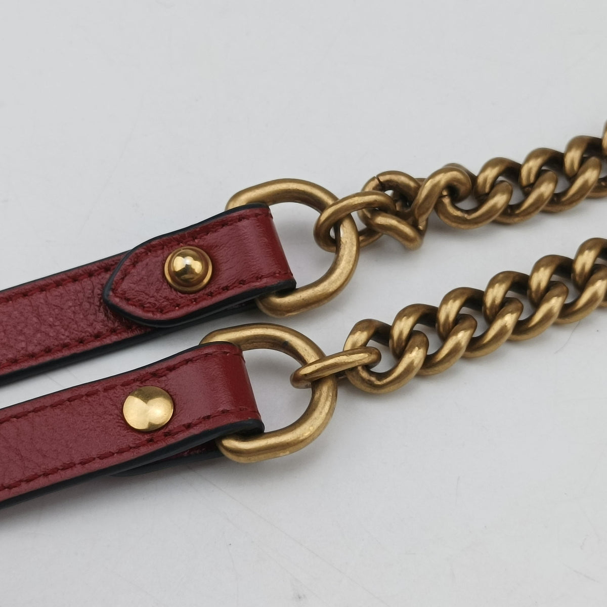 GG Marmont Black×Red Leather 583571 I028671022GGマーモント ブラック×レッド レザー 583571 I028671022