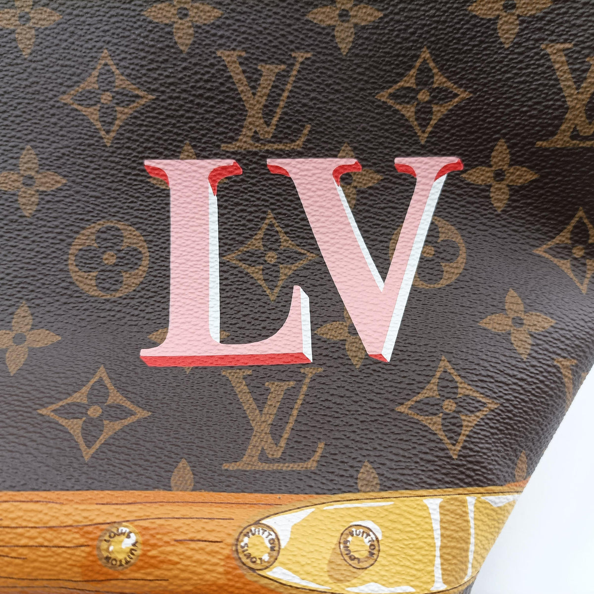 Neverfull MM Summer Trunk brown×Multicolor Monogram Canvas M41390 GI1168 IC ChipネヴァーフルMM 2018サマートランク モノグラム/ブラウン×マルチカラー モノグラムキャンバス M41390 GI1168 ICチップ