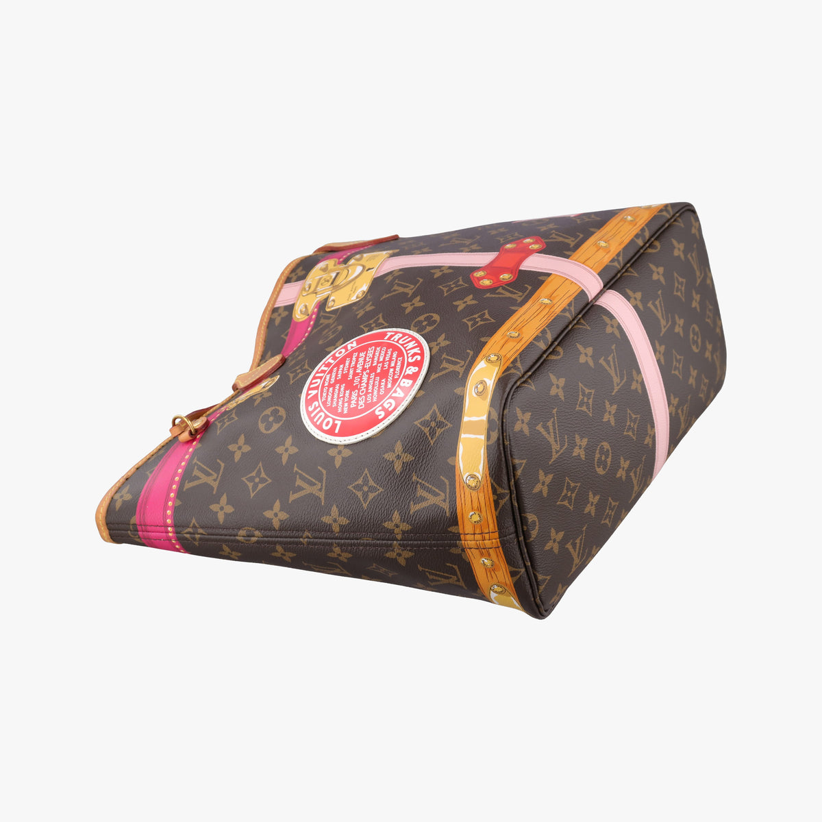 Neverfull MM Summer Trunk brown×Multicolor Monogram Canvas M41390 GI1168 IC ChipネヴァーフルMM 2018サマートランク モノグラム/ブラウン×マルチカラー モノグラムキャンバス M41390 GI1168 ICチップ