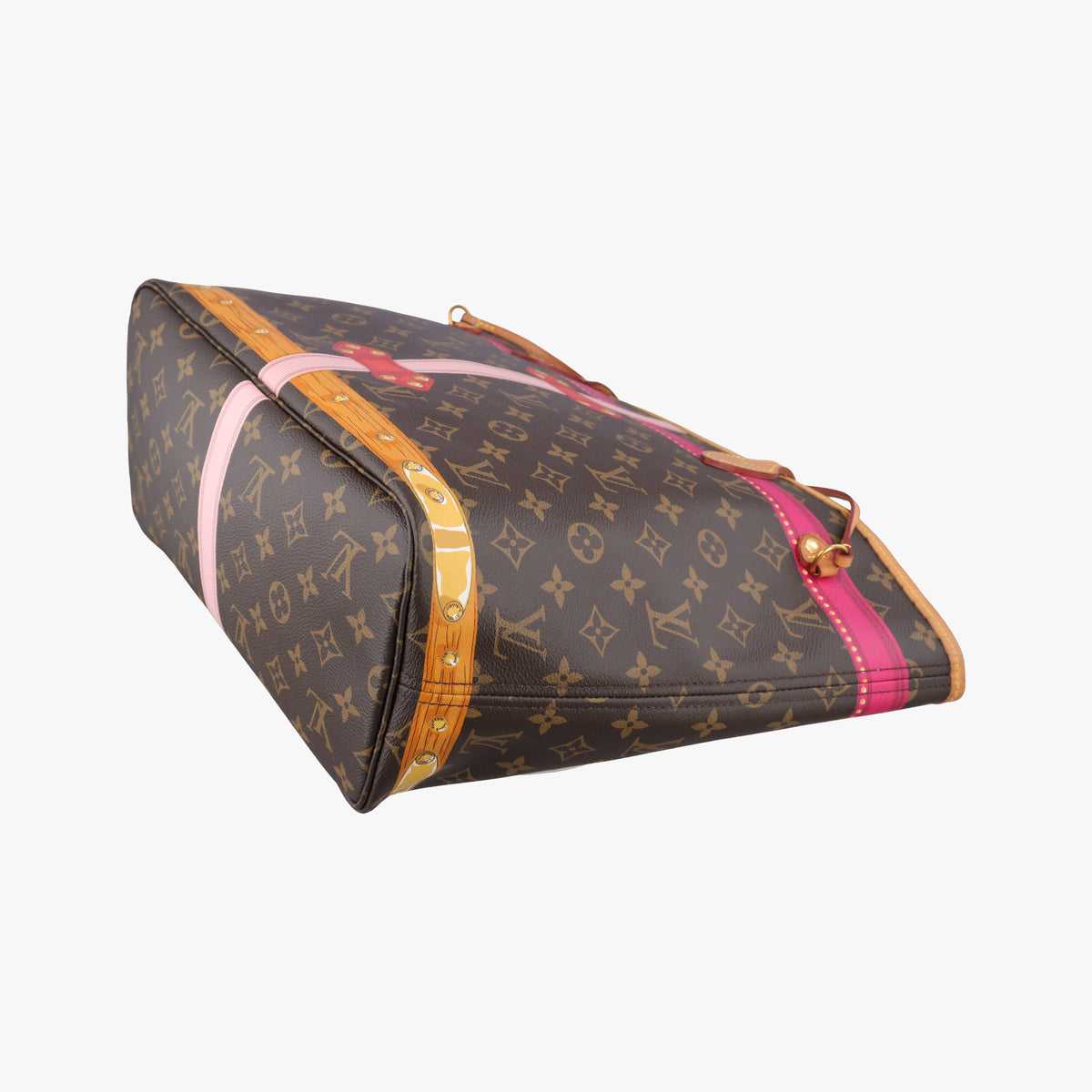 Neverfull MM Summer Trunk brown×Multicolor Monogram Canvas M41390 GI1168 IC ChipネヴァーフルMM 2018サマートランク モノグラム/ブラウン×マルチカラー モノグラムキャンバス M41390 GI1168 ICチップ