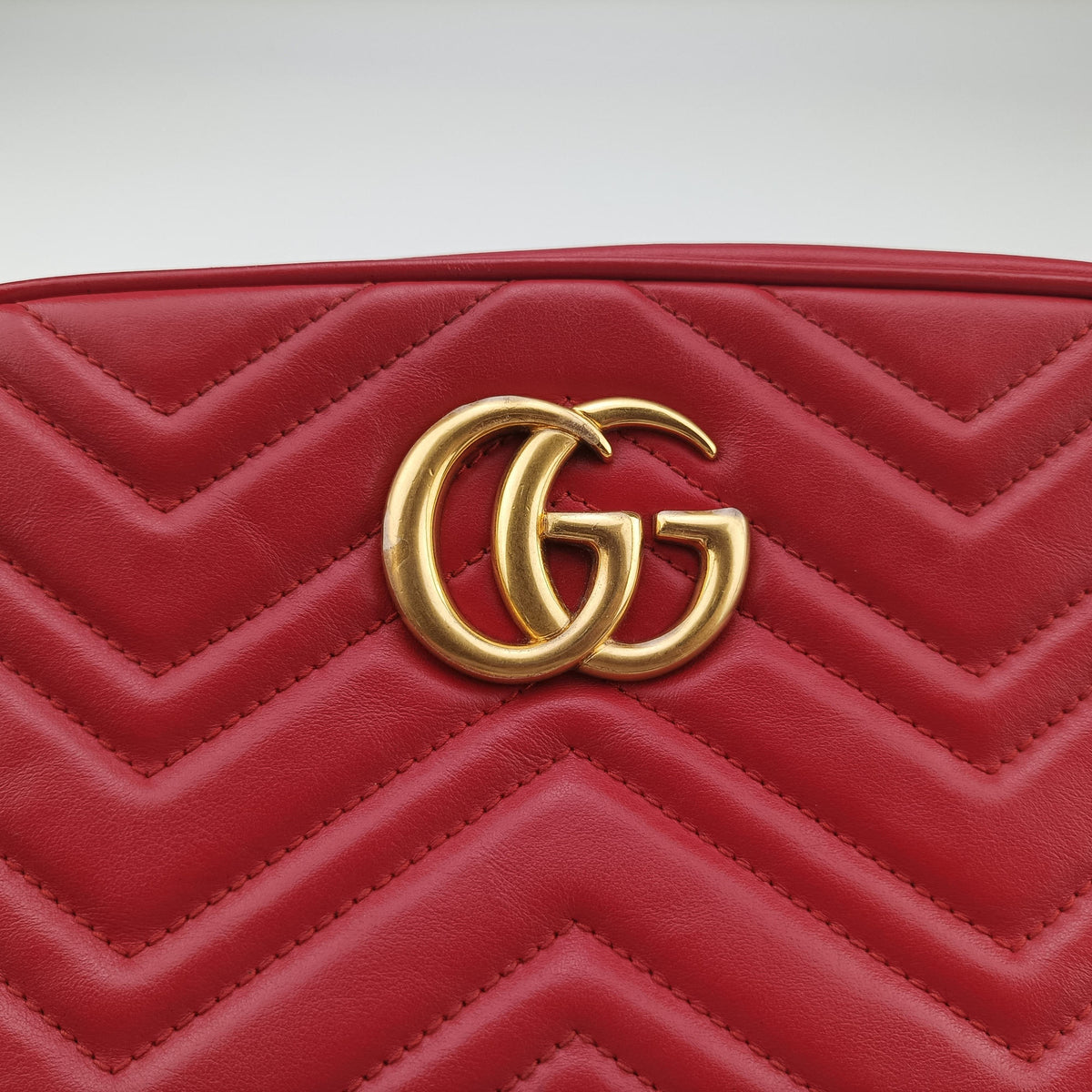 GG Marmont Red Leather 447632 D024006606GGマーモント レッド レザー 447632 D024006606