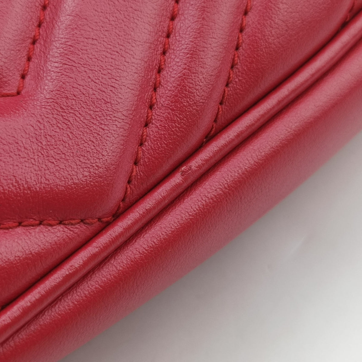 GG Marmont Red Leather 447632 D024006606GGマーモント レッド レザー 447632 D024006606